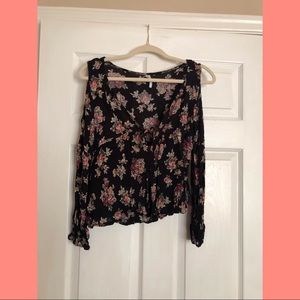 size m blouse floral $5
